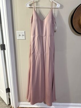 Hayley Paige Occasions Pink formal or bridesmaid Dress Size 6